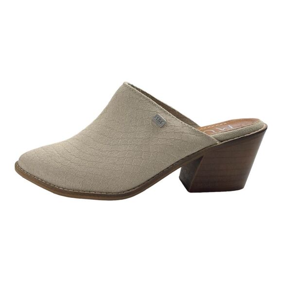 New! Musse And Cloud Women's Helen Textured Block Heel Mule Shoes Ice Size 6 NWT - Picture 12 of 16